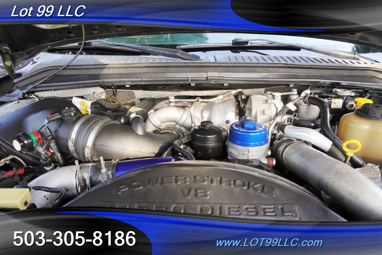 2010 Ford F-250 Lariat 4x4 POWER STROKE Heated Leather Moon Roof  Short Bed LIFTED Black 20 Wheels Newer Tires - Photo 19 - Milwaukie, OR 97267