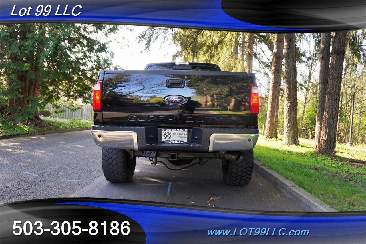 2010 Ford F-250 Lariat 4x4 POWER STROKE Heated Leather Moon Roof  Short Bed LIFTED Black 20 Wheels Newer Tires - Photo 10 - Milwaukie, OR 97267