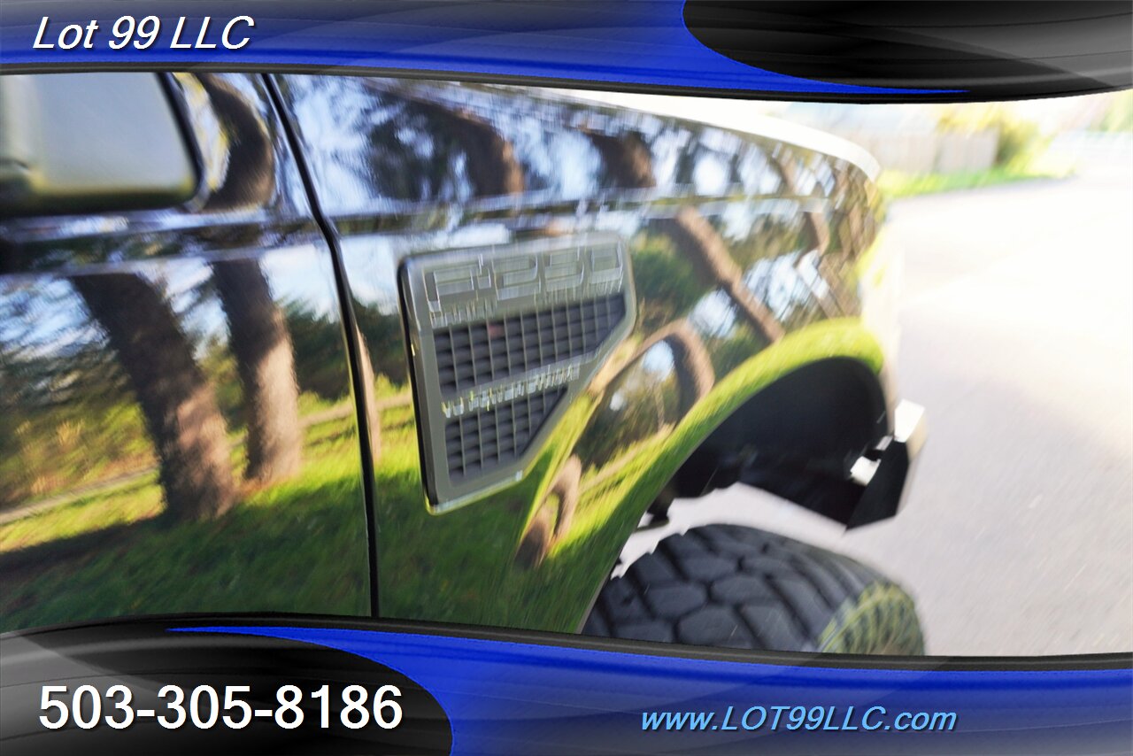 2010 Ford F-250 Lariat 4x4 POWER STROKE Heated Leather Moon Roof  Short Bed LIFTED Black 20 Wheels Newer Tires - Photo 34 - Milwaukie, OR 97267