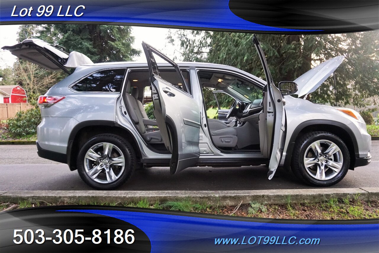 2014 Toyota Highlander Limited 4X4 V6 Auto Heated Leather Moon GPS 3 ROW   - Photo 33 - Milwaukie, OR 97267