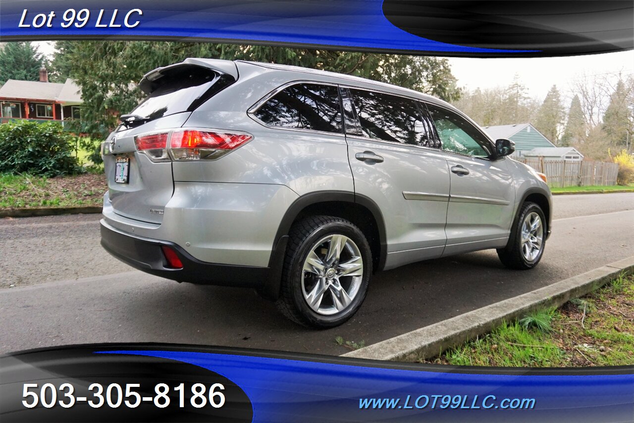 2014 Toyota Highlander Limited 4X4 V6 Auto Heated Leather Moon GPS 3 ROW   - Photo 14 - Milwaukie, OR 97267