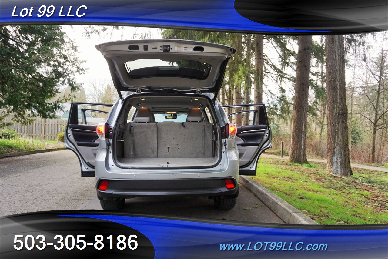 2014 Toyota Highlander Limited 4X4 V6 Auto Heated Leather Moon GPS 3 ROW   - Photo 34 - Milwaukie, OR 97267