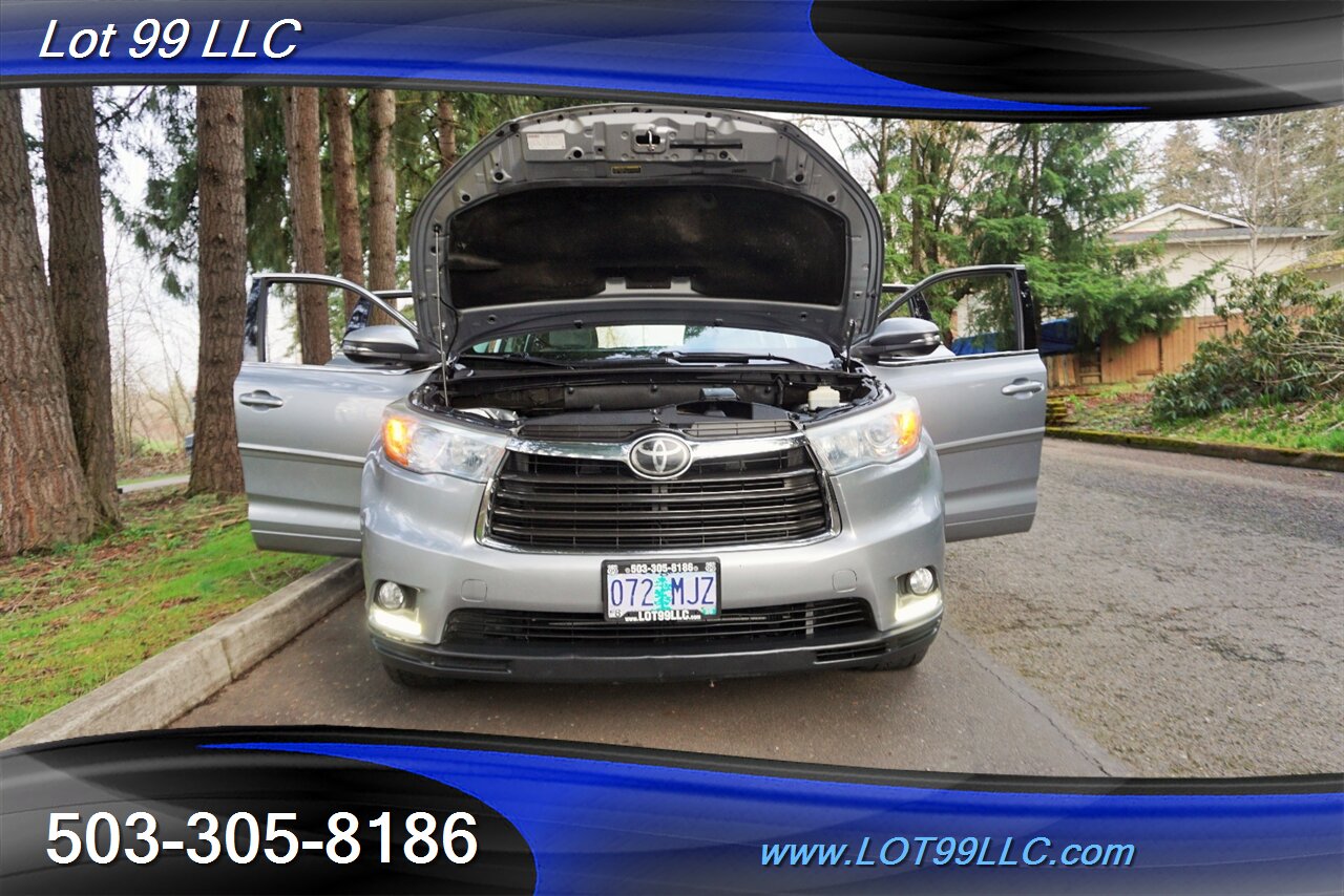 2014 Toyota Highlander Limited 4X4 V6 Auto Heated Leather Moon GPS 3 ROW   - Photo 32 - Milwaukie, OR 97267