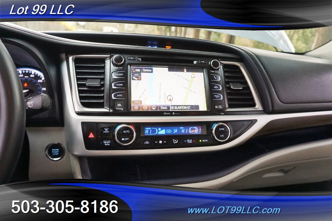 2014 Toyota Highlander Limited 4X4 V6 Auto Heated Leather Moon GPS 3 ROW   - Photo 27 - Milwaukie, OR 97267