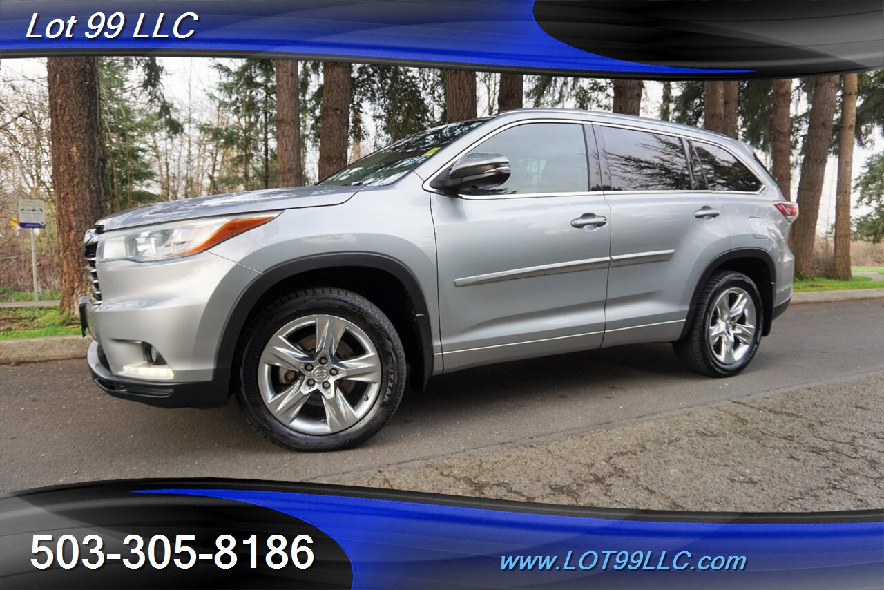 2014 Toyota Highlander Limited 4X4 V6 Auto Heated Leather Moon GPS 3 ROW   - Photo 7 - Milwaukie, OR 97267