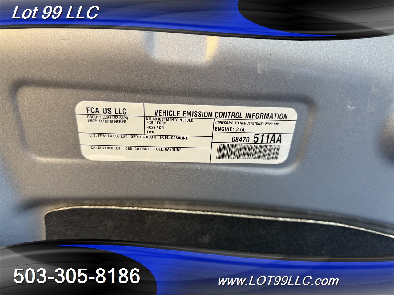 2020 Chrysler Voyager LXi 70k NEW TIRES Leather 3rd Row - Photo 45 - Milwaukie, OR 97267
