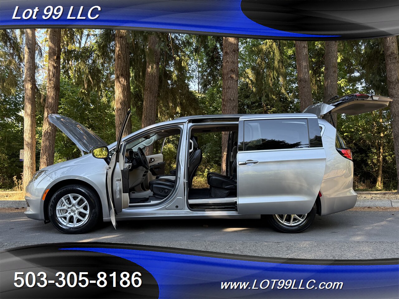 2020 Chrysler Voyager LXi 70k NEW TIRES Leather 3rd Row - Photo 20 - Milwaukie, OR 97267