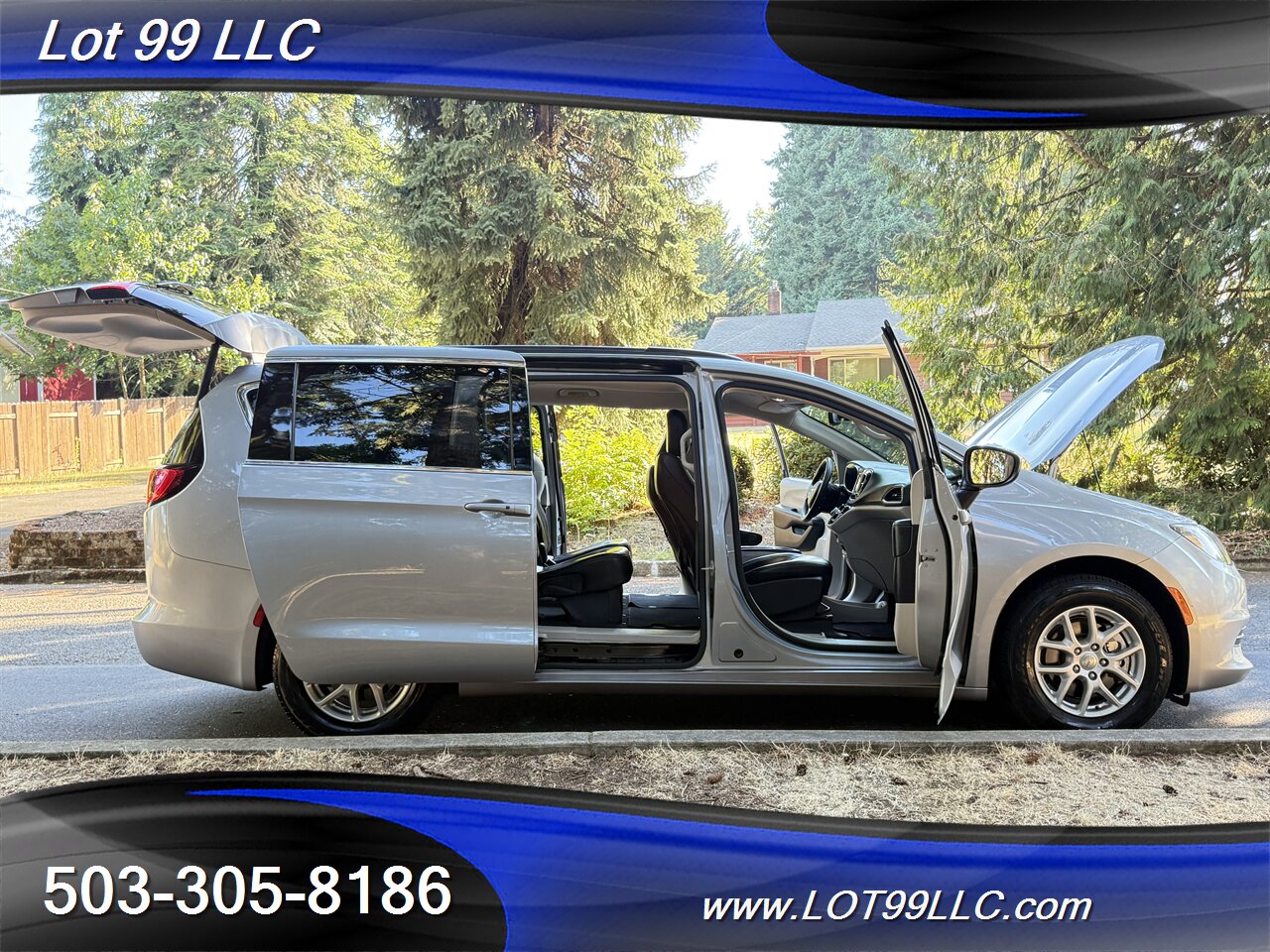 2020 Chrysler Voyager LXi 70k NEW TIRES Leather 3rd Row - Photo 21 - Milwaukie, OR 97267