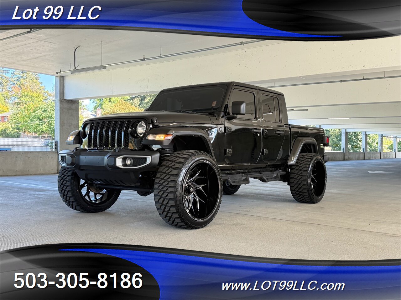 2022 Jeep Gladiator Sport S 4x4 42k Miles New Tires 26 " Fuel Wheels Carbon Fiber Steering Wheel Removable Hard Top Tinted - Photo 2 - Milwaukie, OR 97267