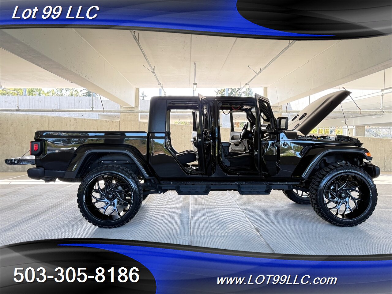 2022 Jeep Gladiator Sport S 4x4 42k Miles New Tires 26 " Fuel Wheels Carbon Fiber Steering Wheel Removable Hard Top Tinted - Photo 19 - Milwaukie, OR 97267