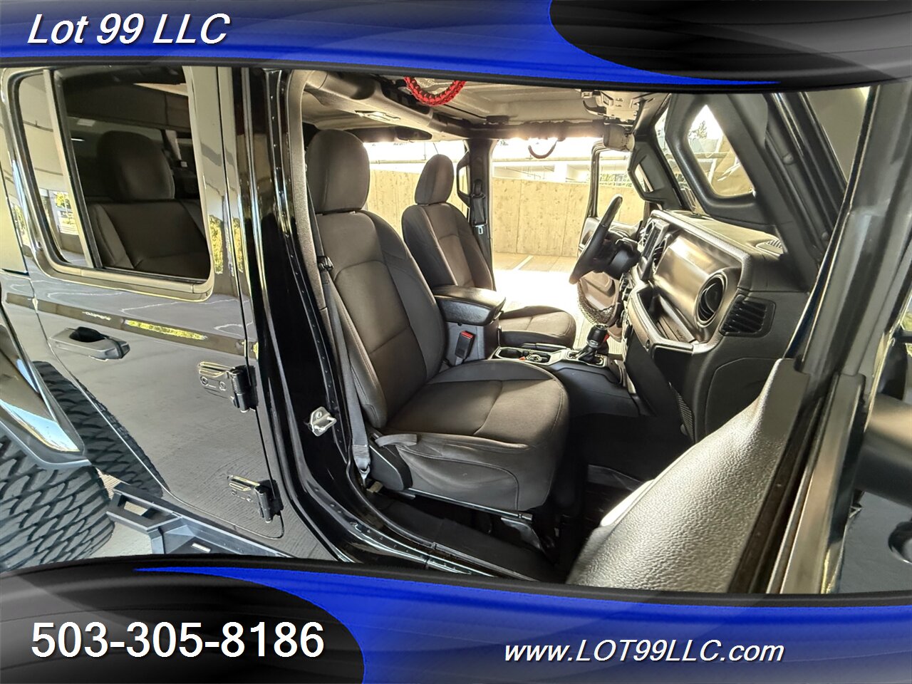 2022 Jeep Gladiator Sport S 4x4 42k Miles New Tires 26 " Fuel Wheels Carbon Fiber Steering Wheel Removable Hard Top Tinted - Photo 16 - Milwaukie, OR 97267