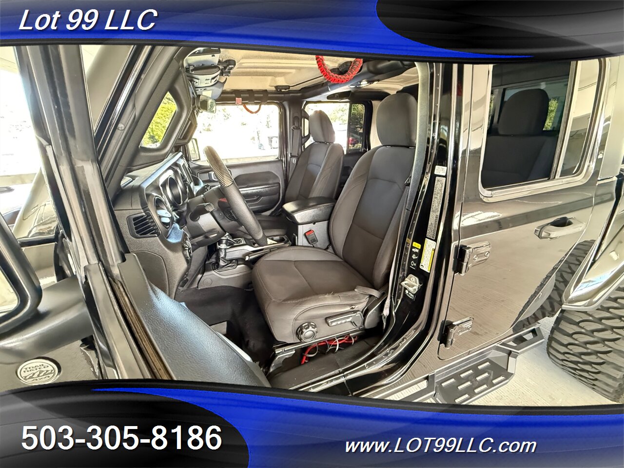 2022 Jeep Gladiator Sport S 4x4 42k Miles New Tires 26 " Fuel Wheels Carbon Fiber Steering Wheel Removable Hard Top Tinted - Photo 12 - Milwaukie, OR 97267