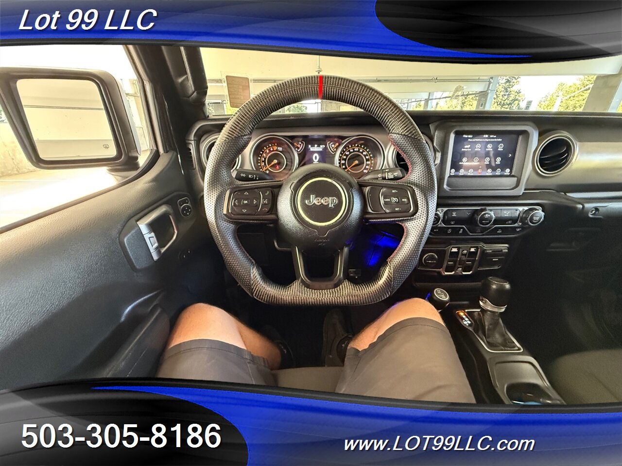 2022 Jeep Gladiator Sport S 4x4 42k Miles New Tires 26 " Fuel Wheels Carbon Fiber Steering Wheel Removable Hard Top Tinted - Photo 11 - Milwaukie, OR 97267