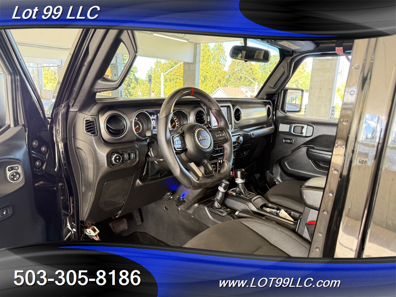 2022 Jeep Gladiator Sport S 4x4 42k Miles New Tires 26 " Fuel Wheels Carbon Fiber Steering Wheel Removable Hard Top Tinted - Photo 32 - Milwaukie, OR 97267