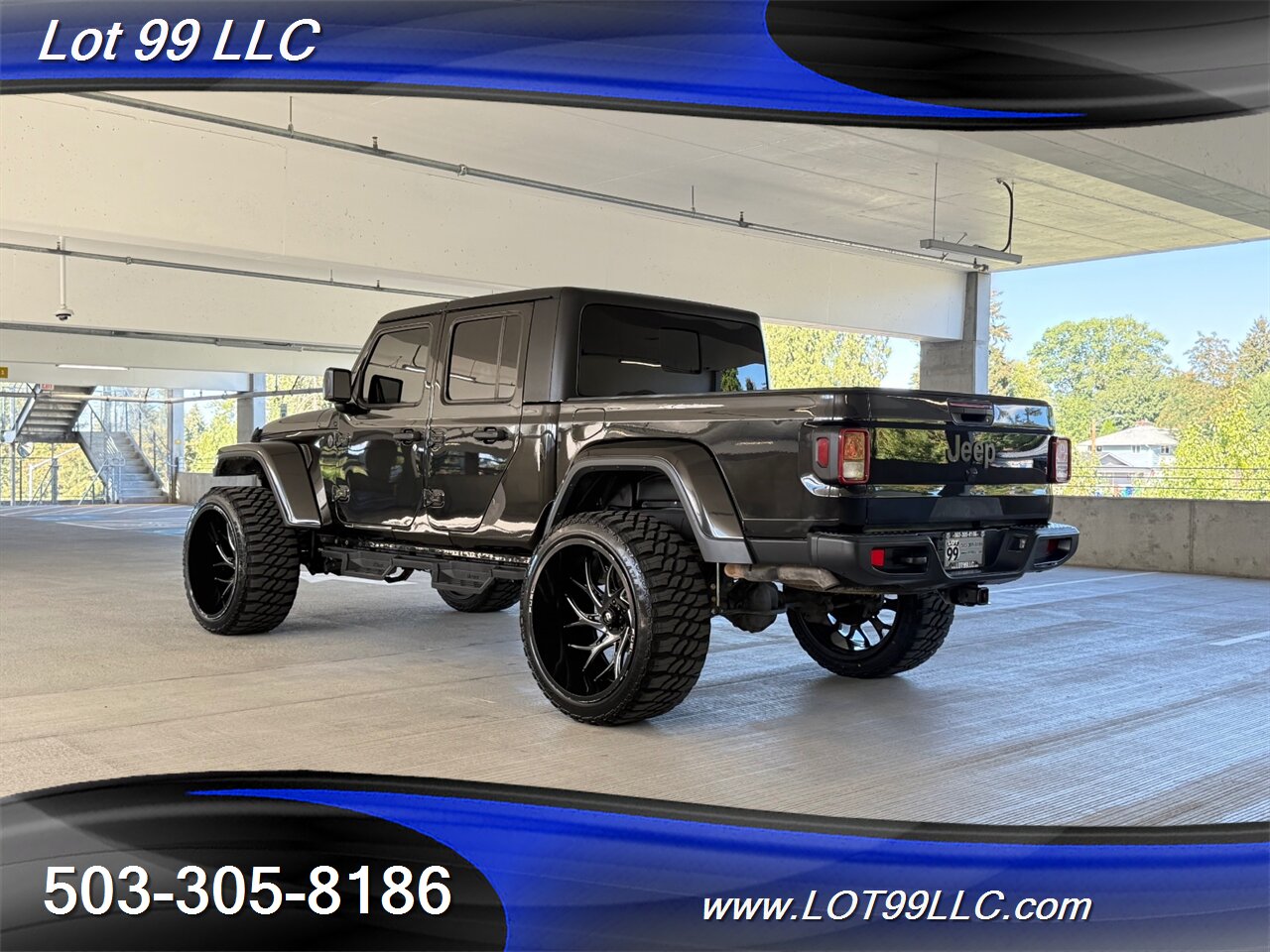 2022 Jeep Gladiator Sport S 4x4 42k Miles New Tires 26 " Fuel Wheels Carbon Fiber Steering Wheel Removable Hard Top Tinted - Photo 8 - Milwaukie, OR 97267