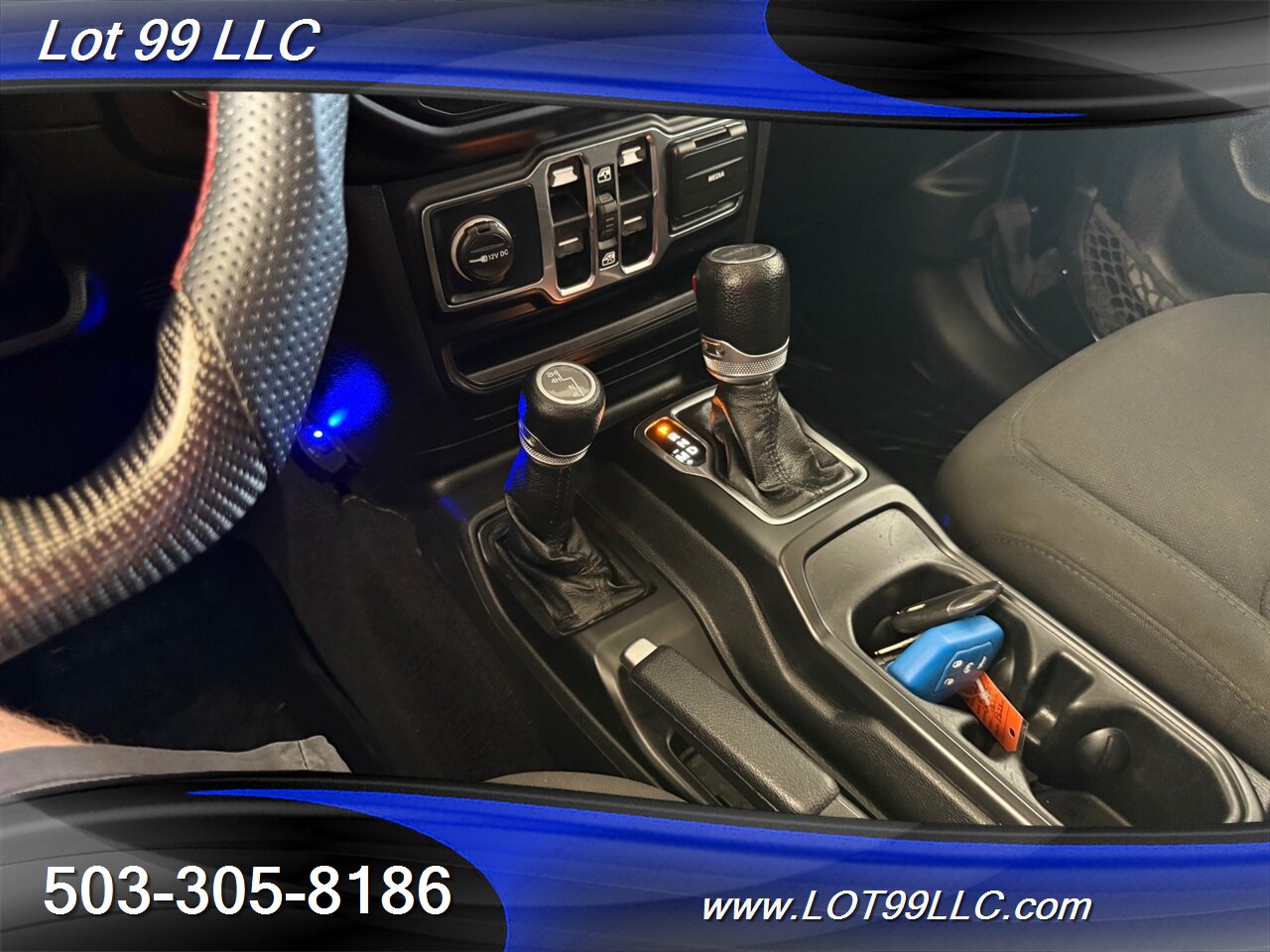 2022 Jeep Gladiator Sport S 4x4 42k Miles New Tires 26 " Fuel Wheels Carbon Fiber Steering Wheel Removable Hard Top Tinted - Photo 15 - Milwaukie, OR 97267