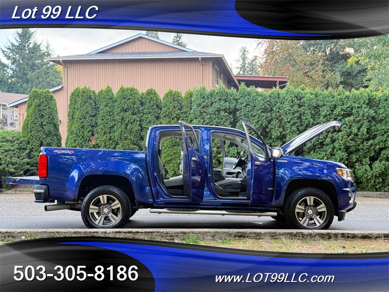 2017 Chevrolet Colorado LT Crew 4x4 46k Duramax 2.8L Diesel Turbo 1-Owner Leather Running Boards Bed Liner Tow 28MPG - Photo 55 - Milwaukie, OR 97267