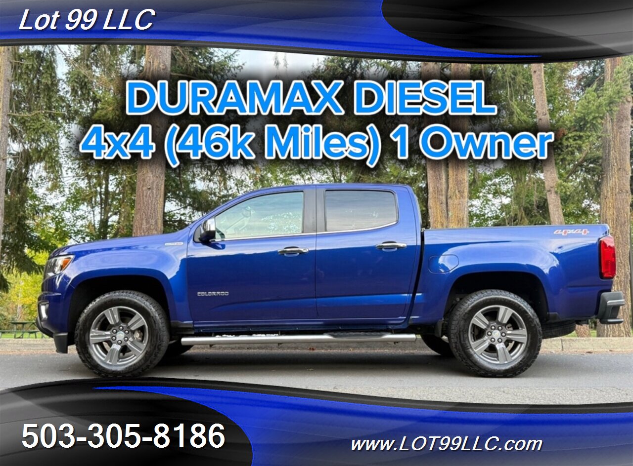 2017 Chevrolet Colorado LT Crew 4x4 46k Duramax 2.8L Diesel Turbo 1-Owner Leather Running Boards Bed Liner Tow 28MPG - Photo 1 - Milwaukie, OR 97267