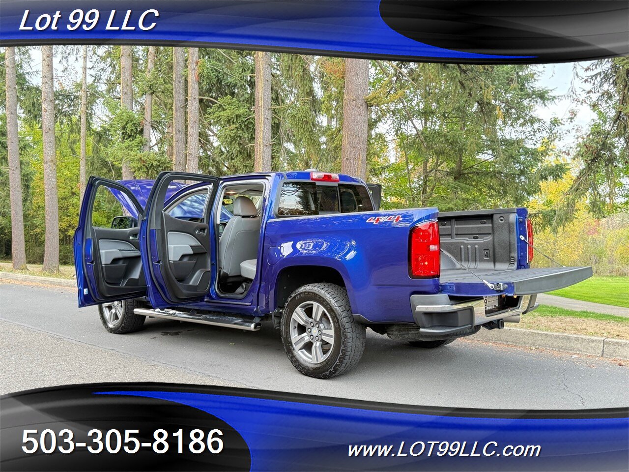 2017 Chevrolet Colorado LT Crew 4x4 46k Duramax 2.8L Diesel Turbo 1-Owner Leather Running Boards Bed Liner Tow 28MPG - Photo 62 - Milwaukie, OR 97267