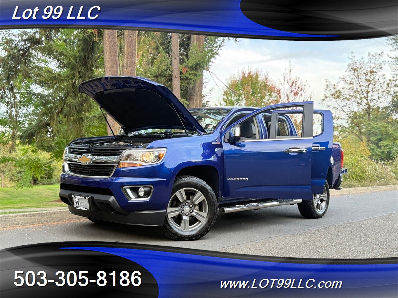 2017 Chevrolet Colorado LT Crew 4x4 46k Duramax 2.8L Diesel Turbo 1-Owner Leather Running Boards Bed Liner Tow 28MPG - Photo 50 - Milwaukie, OR 97267