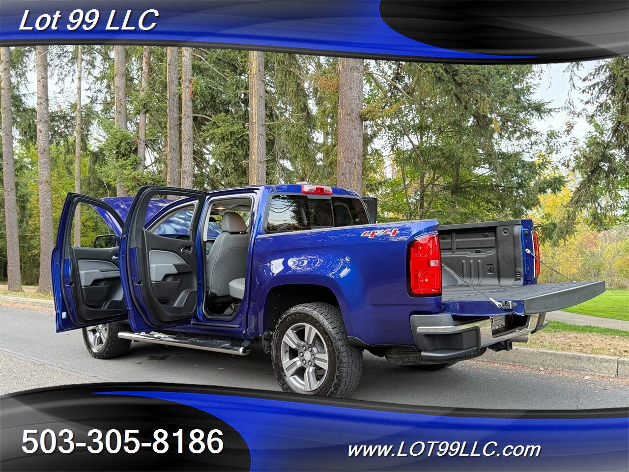 2017 Chevrolet Colorado LT Crew 4x4 46k Duramax 2.8L Diesel Turbo 1-Owner Leather Running Boards Bed Liner Tow 28MPG - Photo 63 - Milwaukie, OR 97267