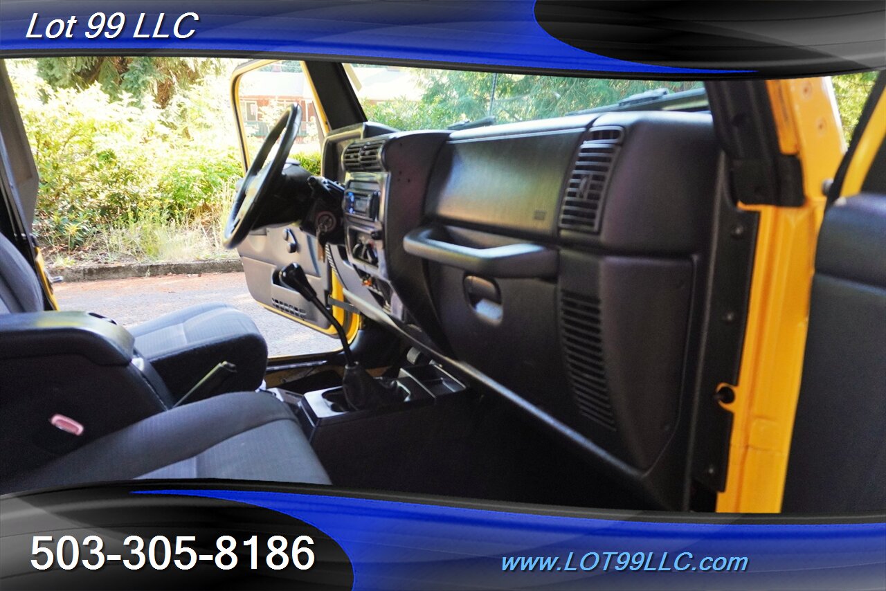 2006 Jeep Wrangler Sport 4X4 4.0L Automatic Hard Top Just SERVICED New Shocks Black Wheels NEWER TIRES - Photo 14 - Milwaukie, OR 97267