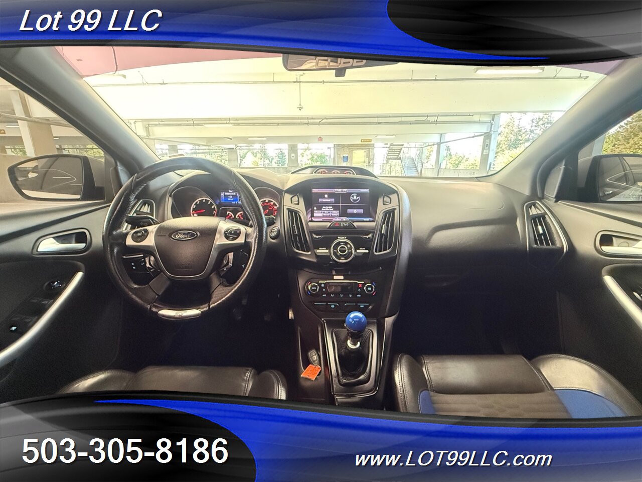 2013 Ford Focus ST 105k 6 Speed RECARO Blue Seats Moon Roof Sony  ST2 CLEAN TITLE - Photo 10 - Milwaukie, OR 97267