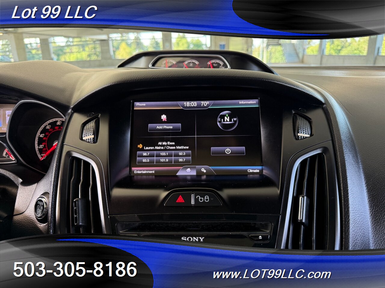 2013 Ford Focus ST 105k 6 Speed RECARO Blue Seats Moon Roof Sony  ST2 CLEAN TITLE - Photo 13 - Milwaukie, OR 97267