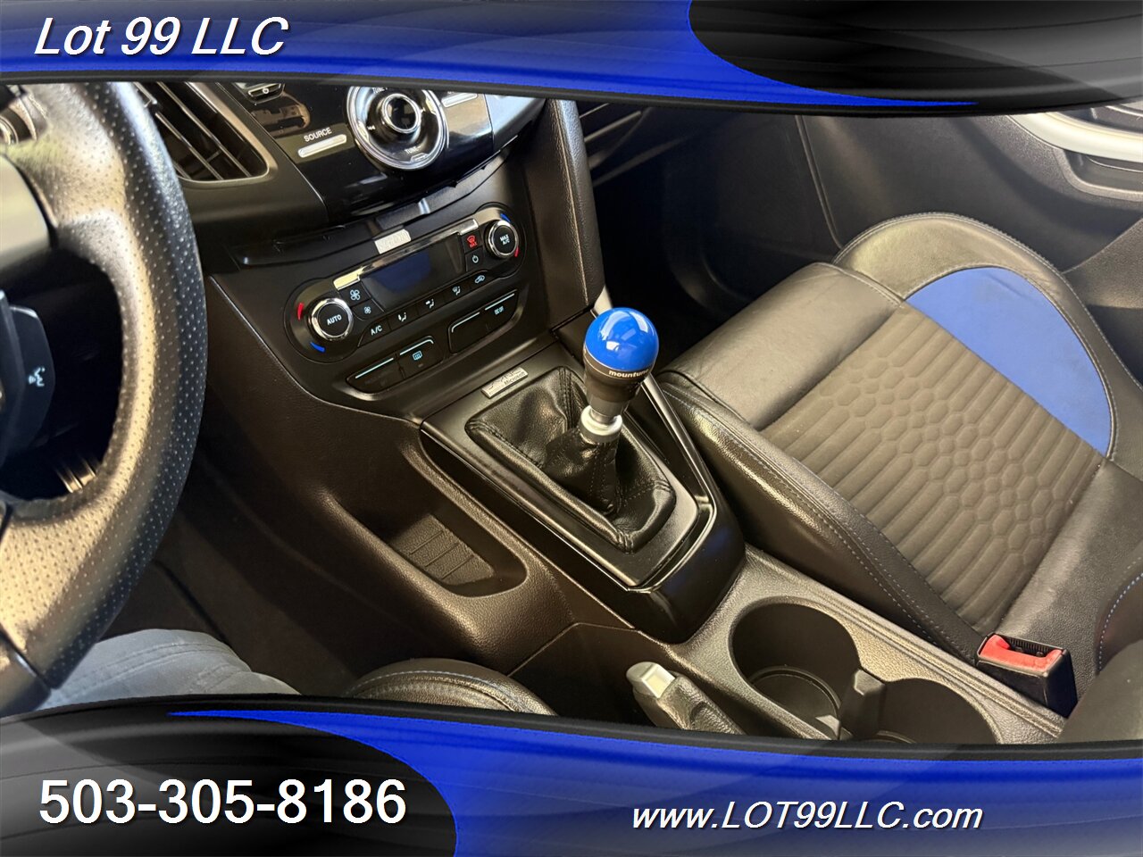 2013 Ford Focus ST 105k 6 Speed RECARO Blue Seats Moon Roof Sony  ST2 CLEAN TITLE - Photo 15 - Milwaukie, OR 97267