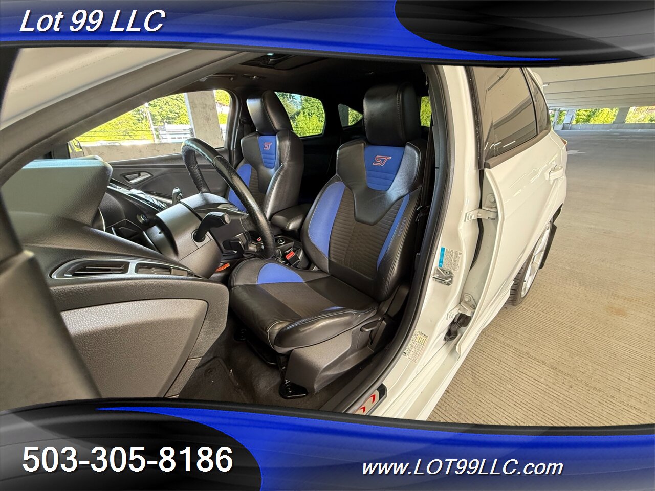 2013 Ford Focus ST 105k 6 Speed RECARO Blue Seats Moon Roof Sony  ST2 CLEAN TITLE - Photo 11 - Milwaukie, OR 97267