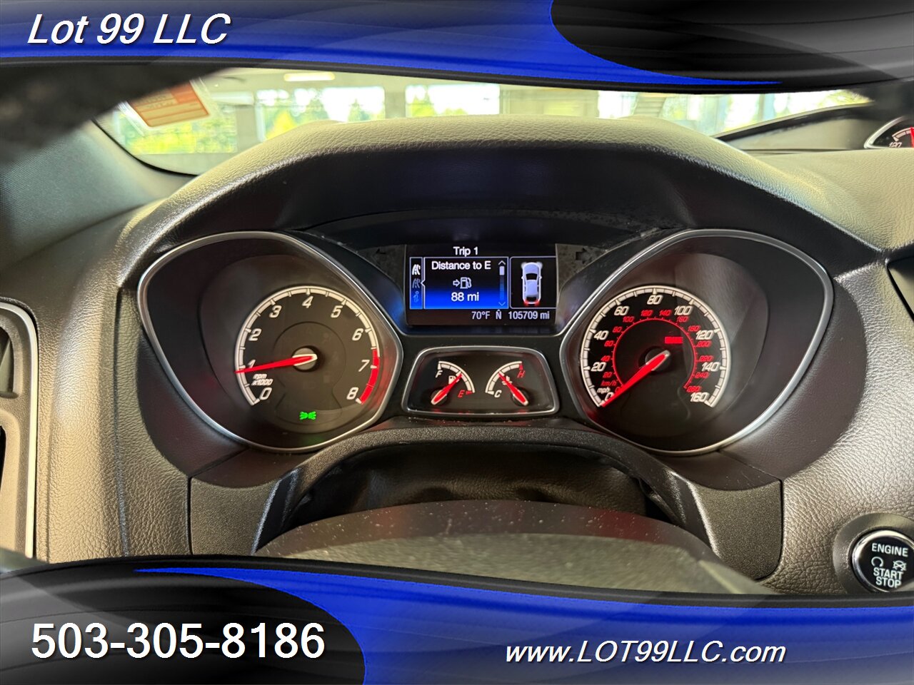 2013 Ford Focus ST 105k 6 Speed RECARO Blue Seats Moon Roof Sony  ST2 CLEAN TITLE - Photo 9 - Milwaukie, OR 97267