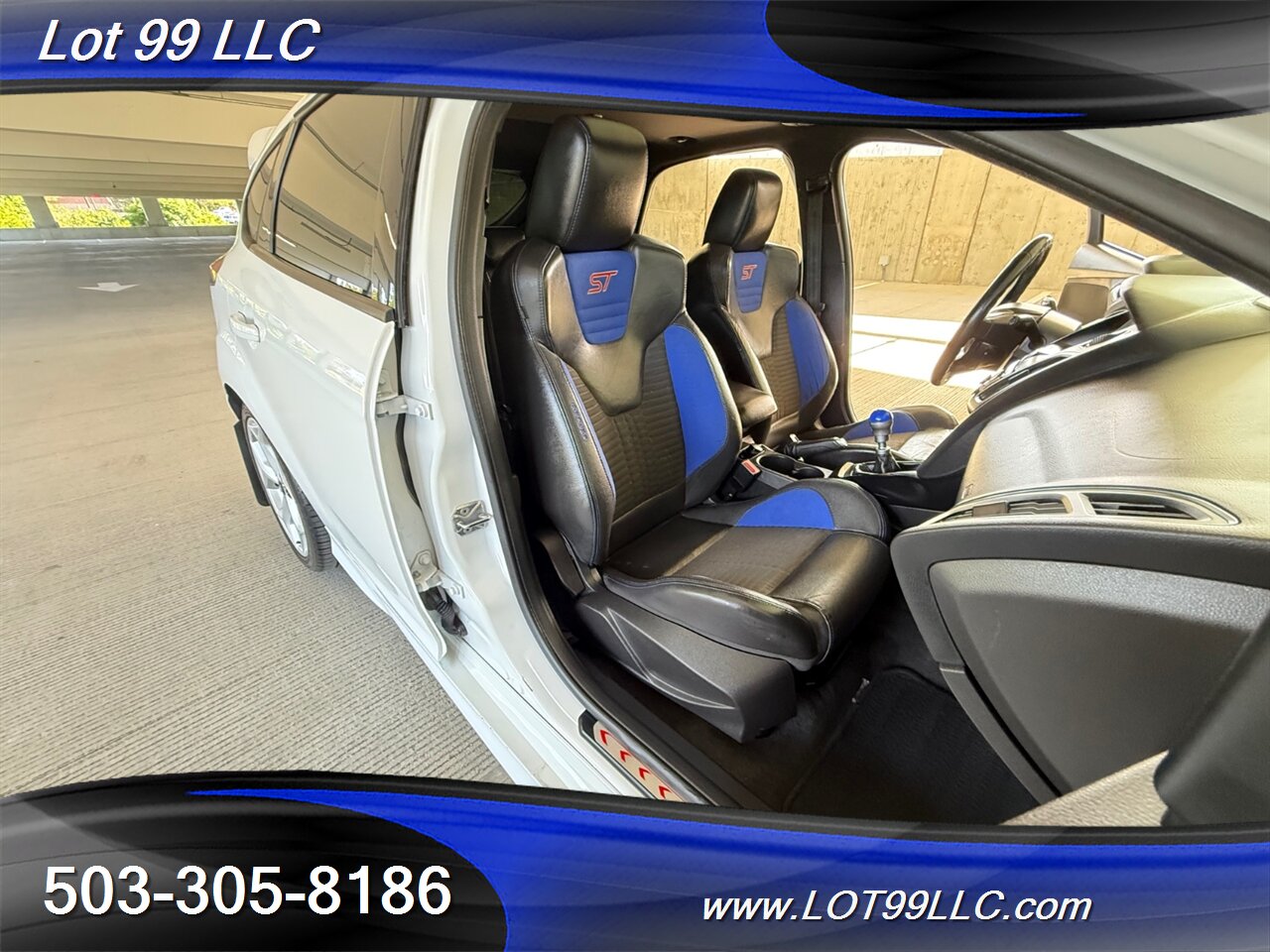 2013 Ford Focus ST 105k 6 Speed RECARO Blue Seats Moon Roof Sony  ST2 CLEAN TITLE - Photo 16 - Milwaukie, OR 97267