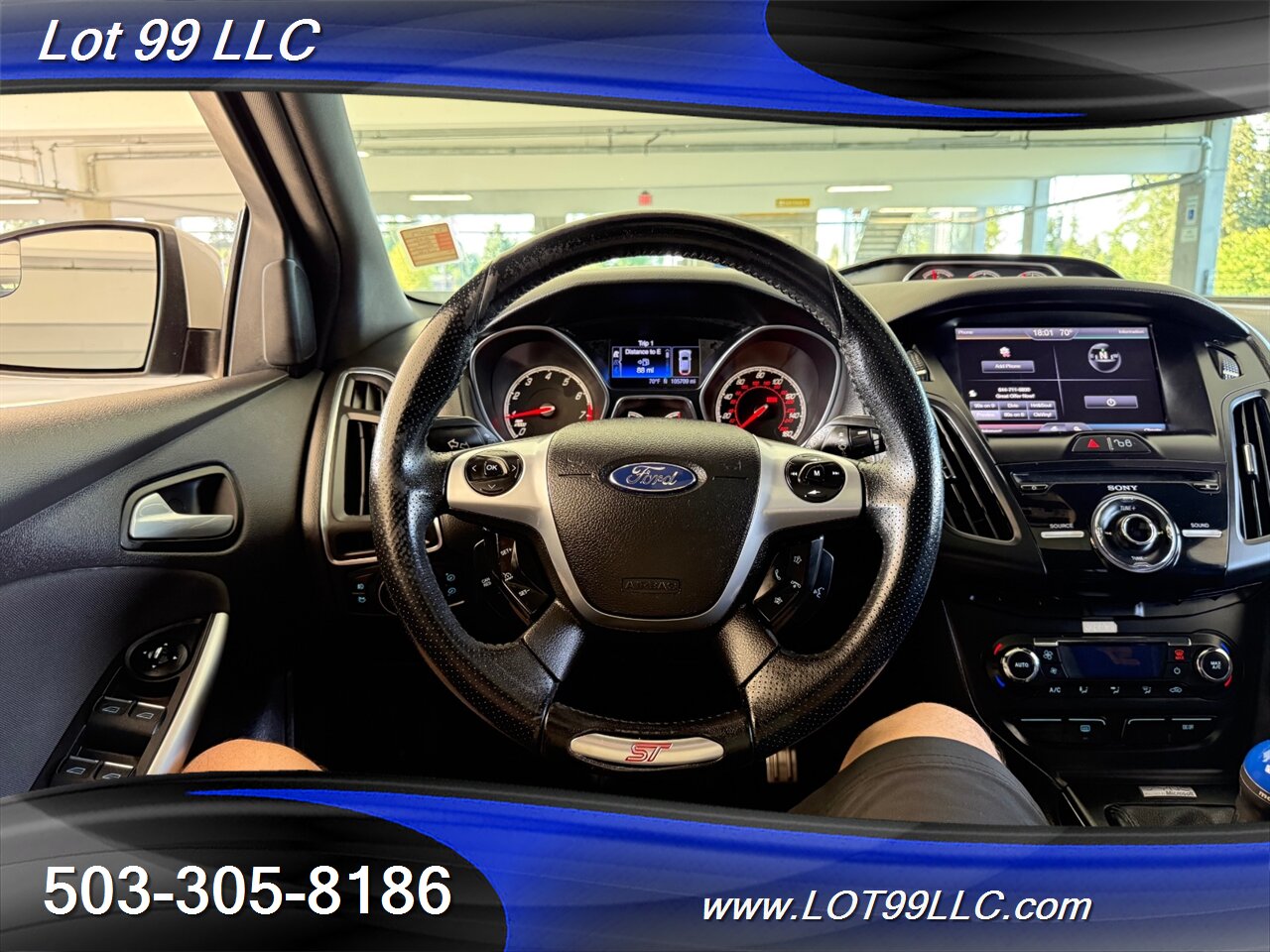 2013 Ford Focus ST 105k 6 Speed RECARO Blue Seats Moon Roof Sony  ST2 CLEAN TITLE - Photo 36 - Milwaukie, OR 97267