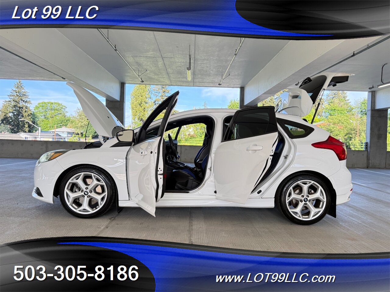 2013 Ford Focus ST 105k 6 Speed RECARO Blue Seats Moon Roof Sony  ST2 CLEAN TITLE - Photo 18 - Milwaukie, OR 97267