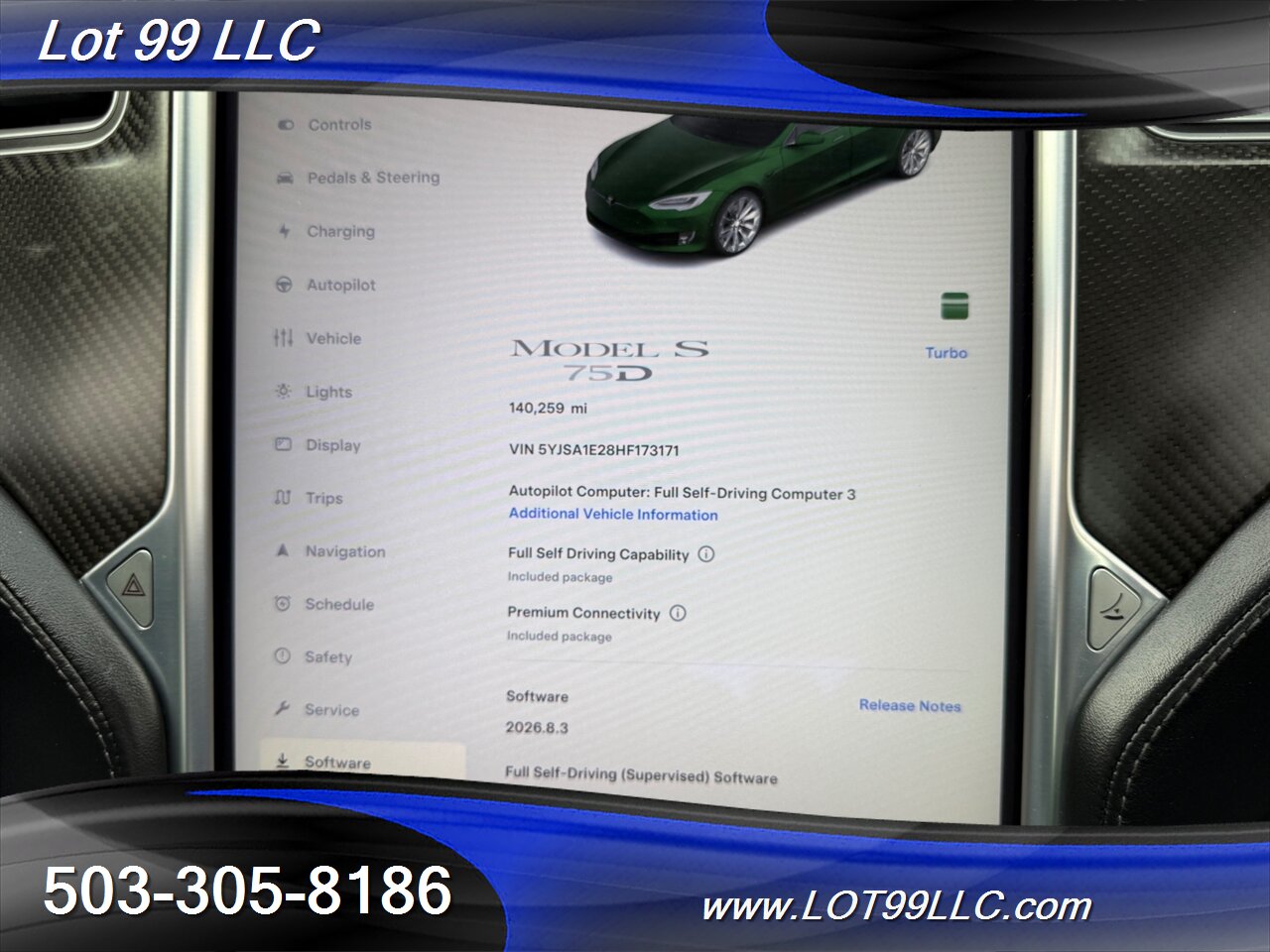 2017 Tesla Model S 75D AWD AUTOPILOT FULL SELF DRIVING  518hp   - Photo 2 - Milwaukie, OR 97267