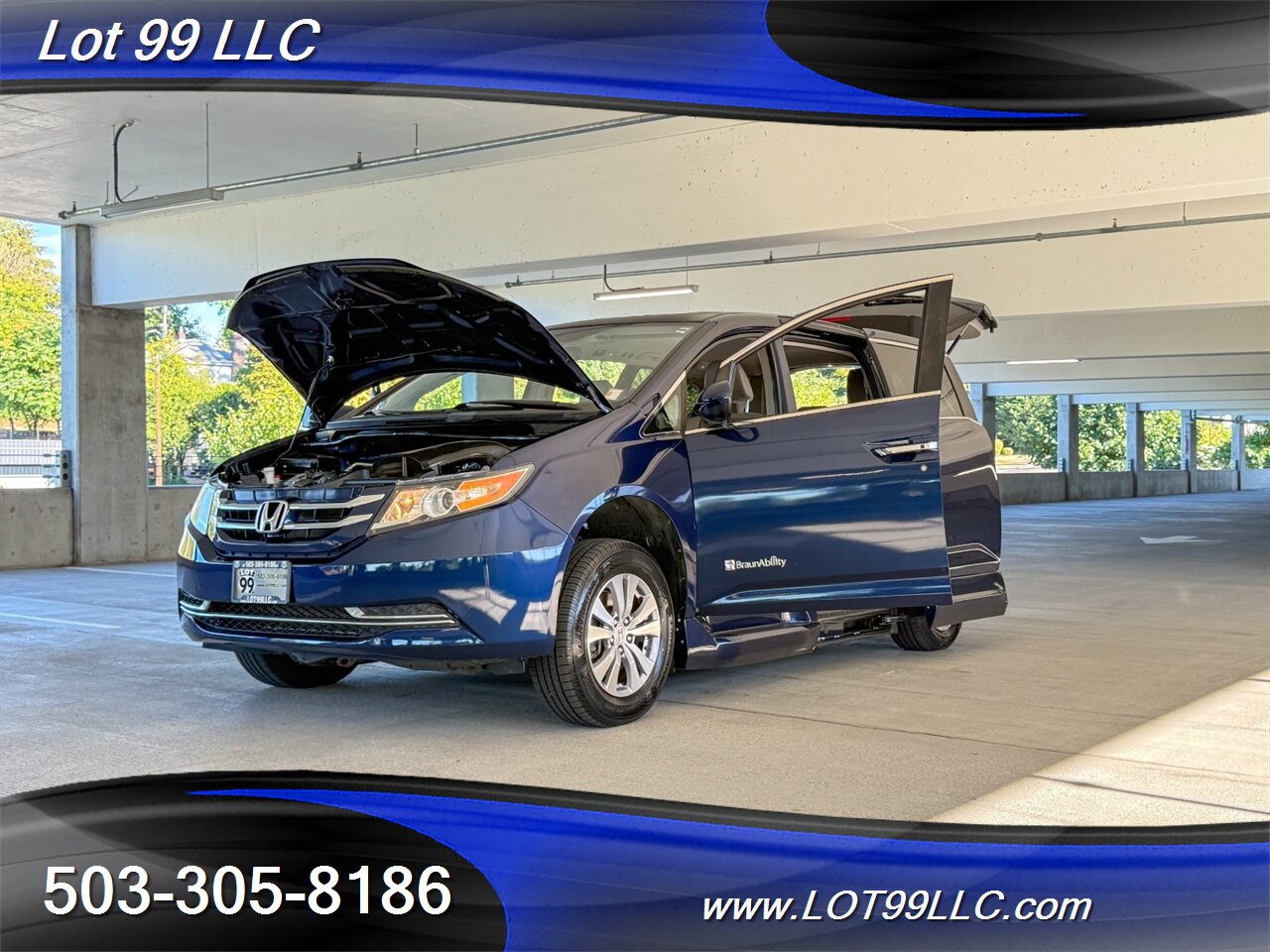 2015 Honda Odyssey EX-L w/Navi 48k Miles WHEELCHAIR VAN Side Ramp  New Tires Moon Roof Backup Camera BRAUNABILITY - Photo 26 - Milwaukie, OR 97267