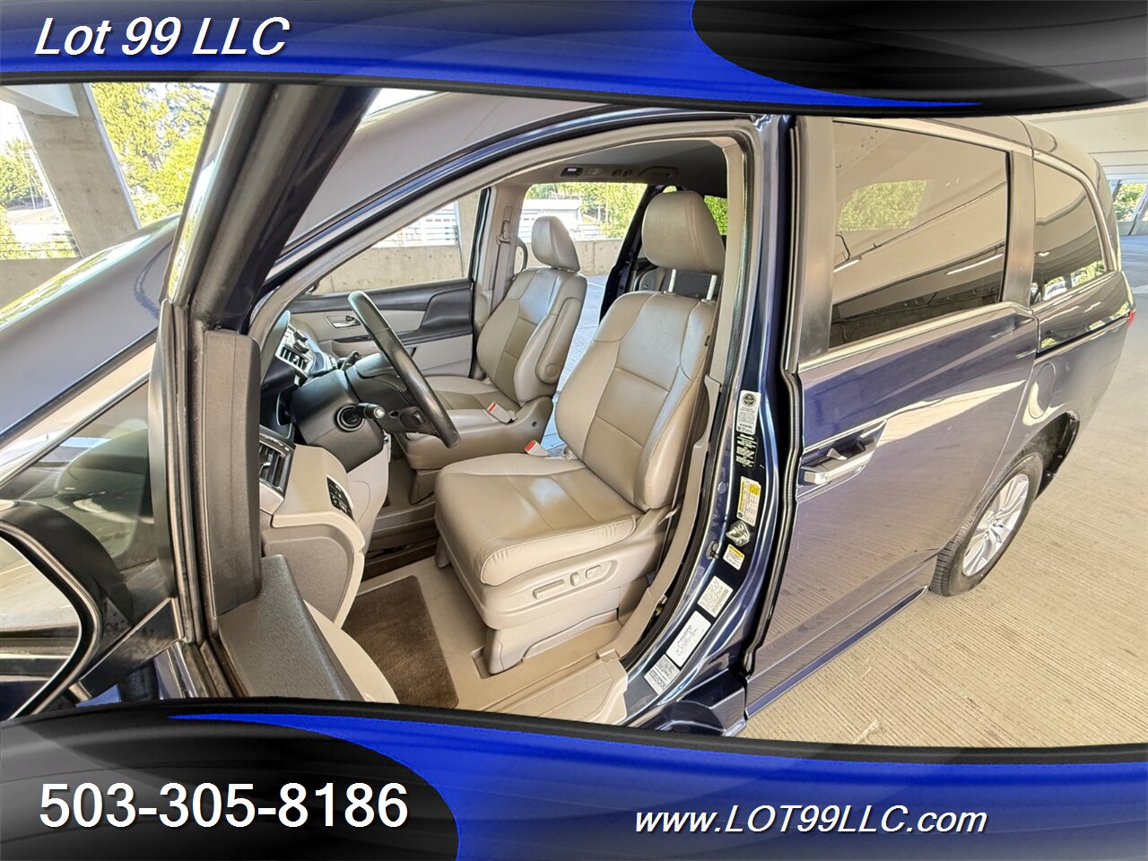 2015 Honda Odyssey EX-L w/Navi 48k Miles WHEELCHAIR VAN Side Ramp  New Tires Moon Roof Backup Camera BRAUNABILITY - Photo 6 - Milwaukie, OR 97267