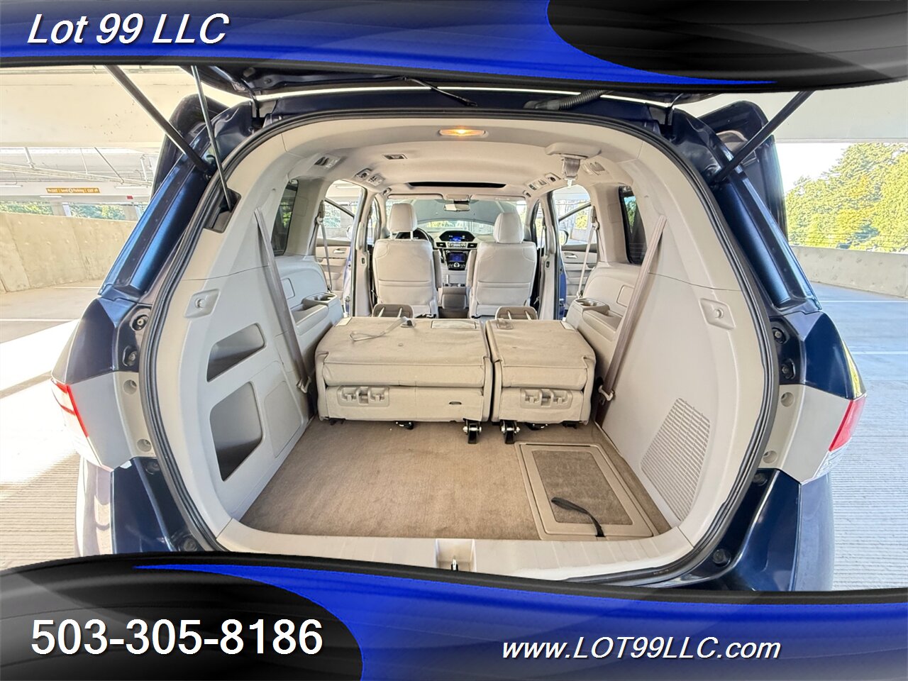 2015 Honda Odyssey EX-L w/Navi 48k Miles WHEELCHAIR VAN Side Ramp  New Tires Moon Roof Backup Camera BRAUNABILITY - Photo 61 - Milwaukie, OR 97267