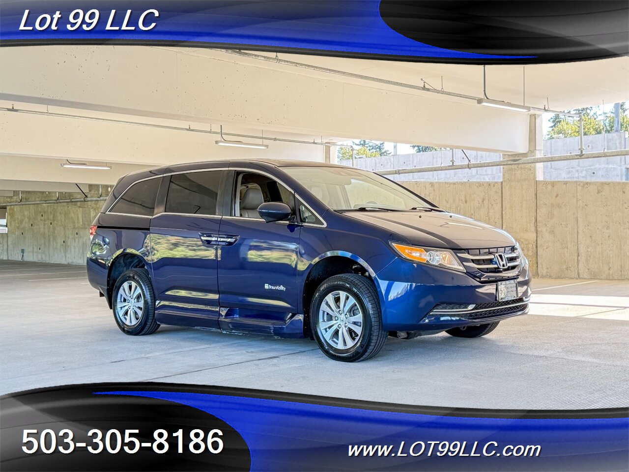2015 Honda Odyssey EX-L w/Navi 48k Miles WHEELCHAIR VAN Side Ramp  New Tires Moon Roof Backup Camera BRAUNABILITY - Photo 11 - Milwaukie, OR 97267