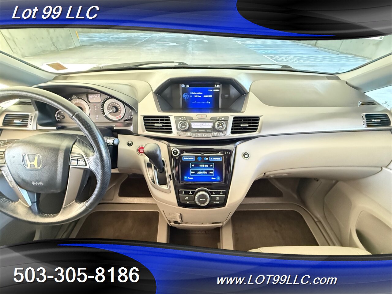 2015 Honda Odyssey EX-L w/Navi 48k Miles WHEELCHAIR VAN Side Ramp  New Tires Moon Roof Backup Camera BRAUNABILITY - Photo 44 - Milwaukie, OR 97267