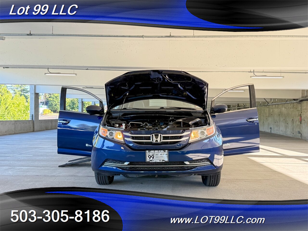 2015 Honda Odyssey EX-L w/Navi 48k Miles WHEELCHAIR VAN Side Ramp  New Tires Moon Roof Backup Camera BRAUNABILITY - Photo 27 - Milwaukie, OR 97267