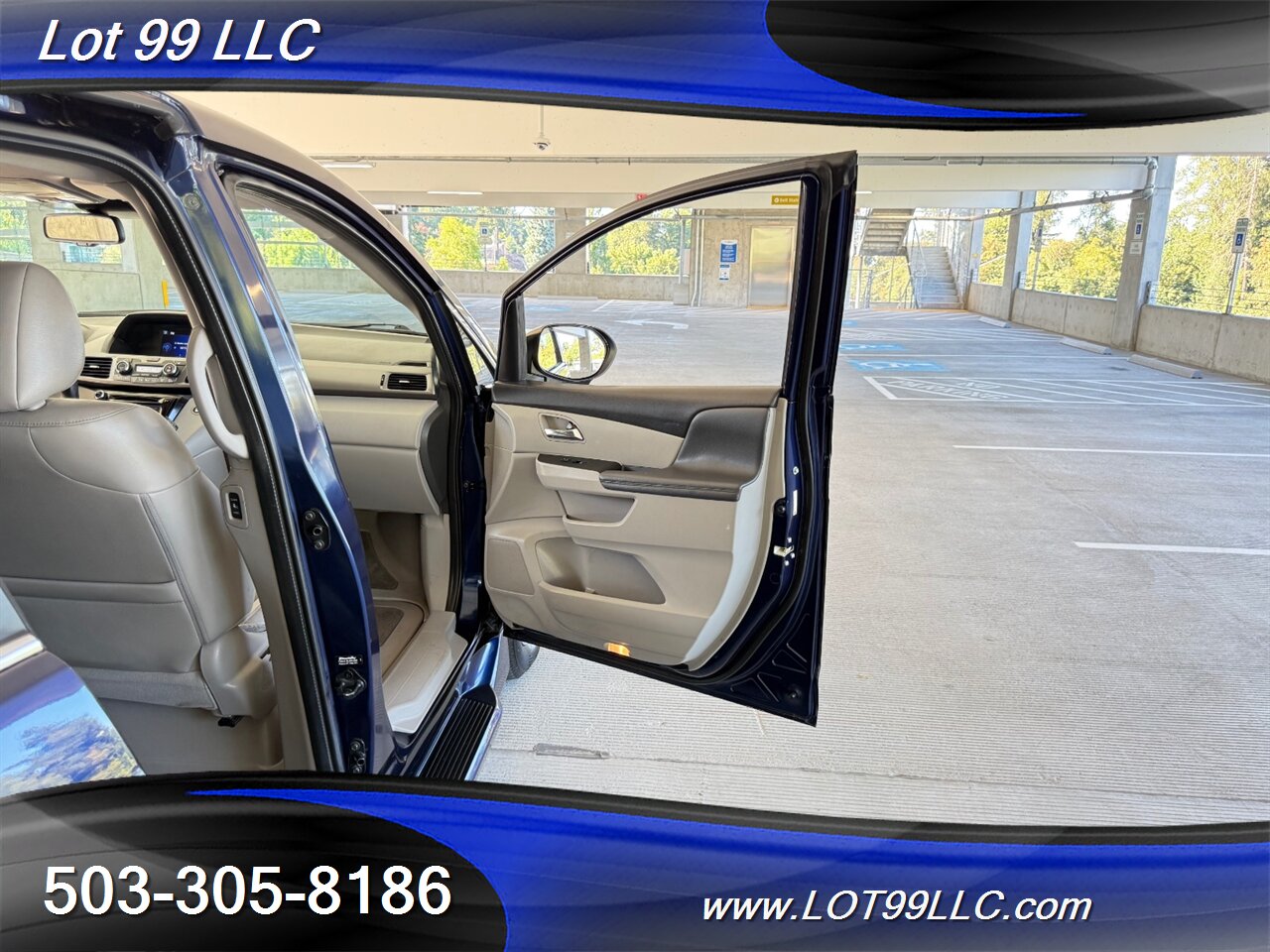 2015 Honda Odyssey EX-L w/Navi 48k Miles WHEELCHAIR VAN Side Ramp  New Tires Moon Roof Backup Camera BRAUNABILITY - Photo 50 - Milwaukie, OR 97267