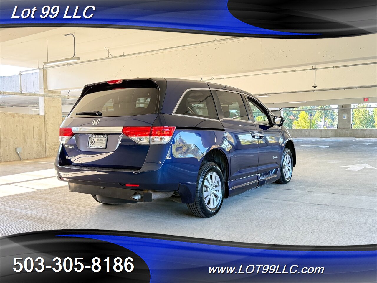 2015 Honda Odyssey EX-L w/Navi 48k Miles WHEELCHAIR VAN Side Ramp  New Tires Moon Roof Backup Camera BRAUNABILITY - Photo 13 - Milwaukie, OR 97267