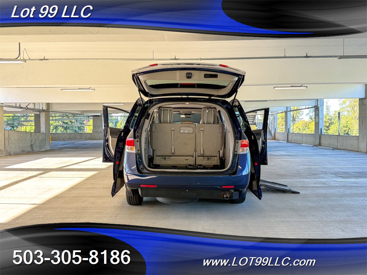 2015 Honda Odyssey EX-L w/Navi 48k Miles WHEELCHAIR VAN Side Ramp  New Tires Moon Roof Backup Camera BRAUNABILITY - Photo 30 - Milwaukie, OR 97267