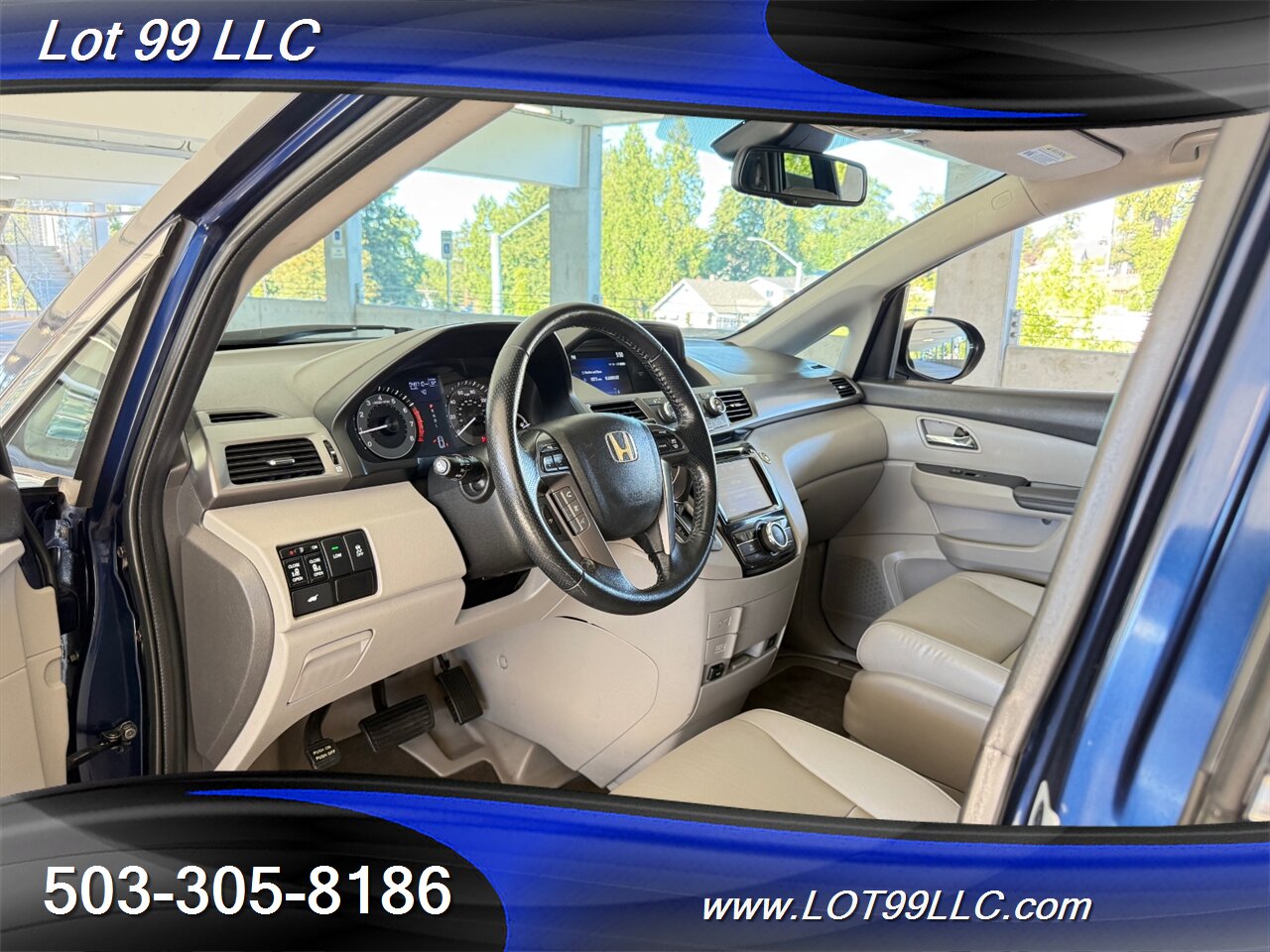 2015 Honda Odyssey EX-L w/Navi 48k Miles WHEELCHAIR VAN Side Ramp  New Tires Moon Roof Backup Camera BRAUNABILITY - Photo 37 - Milwaukie, OR 97267