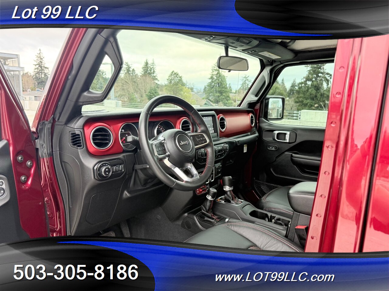 2021 Jeep Gladiator Rubicon 18 " Fuel Wheels 38 "Nitto Mud Grappler Tires, Warn Winch VR10s EVO Winch, Fox Shocks, - Photo 35 - Milwaukie, OR 97267