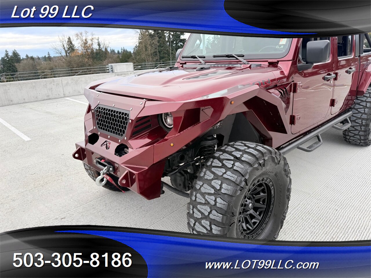 2021 Jeep Gladiator Rubicon 18 " Fuel Wheels 38 "Nitto Mud Grappler Tires, Warn Winch VR10s EVO Winch, Fox Shocks, - Photo 17 - Milwaukie, OR 97267