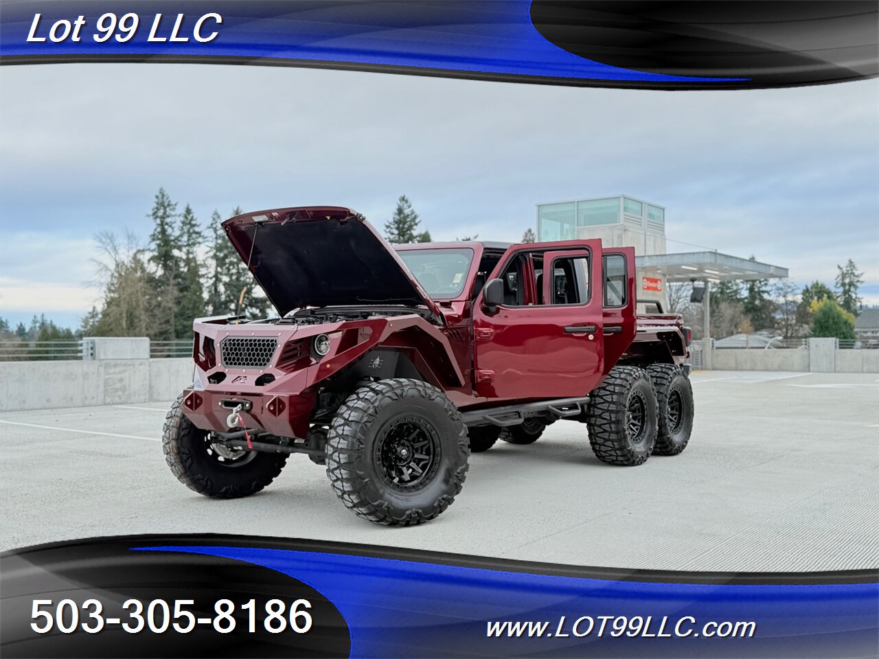 2021 Jeep Gladiator Rubicon 18 " Fuel Wheels 38 "Nitto Mud Grappler Tires, Warn Winch VR10s EVO Winch, Fox Shocks, - Photo 26 - Milwaukie, OR 97267