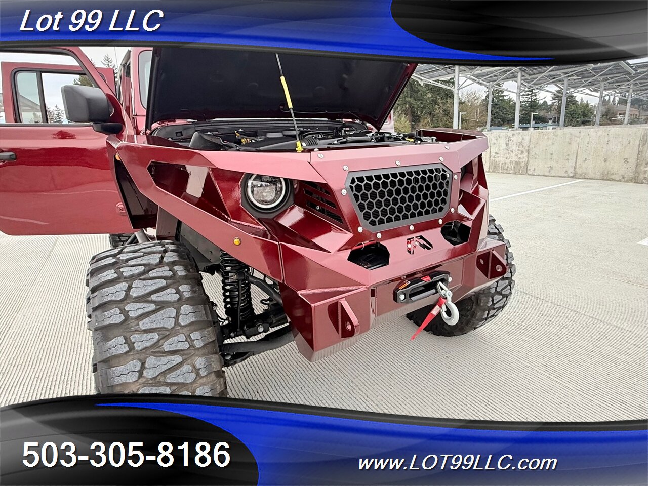 2021 Jeep Gladiator Rubicon 18 " Fuel Wheels 38 "Nitto Mud Grappler Tires, Warn Winch VR10s EVO Winch, Fox Shocks, - Photo 56 - Milwaukie, OR 97267