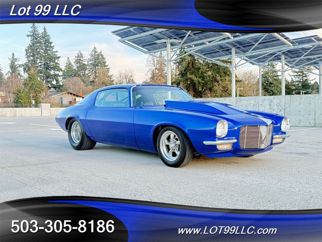 1970 Chevrolet Camaro Tubbed *PRO STREET* Split Bumper  Disc Brakes Cowl Hood 9 " Rear End - Photo 4 - Milwaukie, OR 97267